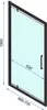 Sprchovací Kút Rea Rapid Swing 100X100 Black Náhľad obrázku produktu 7