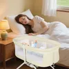 Berceau à 4 roues pour bébés jusqu'à 9kg crème Voir les images du produit 4