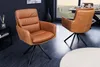 Drehstuhl GEORGE 360° mit Armlehnen Echtleder und Produktbild-Vorschau 3