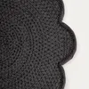 HOMLA TALA Tischuntersetzer schwarz, 2er-Set. 38 cm Produktbild-Vorschau 3