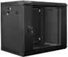 Lanberg Rack Wandschrank 48,30cm (19") 9U/600X450 Glastür Produktbild-Vorschau 3