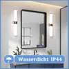 ZMH LED zrkadlové svetlo zrkadlová lampa 2ks chrómové Náhľad obrázku produktu 2