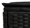 vidaXL Tabourets de jardin, lot de 2, noir, 38 x 38 x 45 Voir les images du produit 7