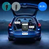 The back of a blue SUV with the trunk open, showing a portable cooler inside. The background is a night sky with mountains. Náhľad obrázku produktu