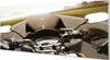 Glasbilder 125x50 Wandkunst Motorrad-Straße Himmel oben Produktbild-Vorschau 1