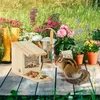 Relaxdays Mangiatoia per scoiattoli, contenitore per cibo Anteprima dell’immagine prodotto 3