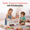 Kinderplay Holz-Puppenwiege mit Bettwäsche – Green Series Produktbild-Vorschau 9