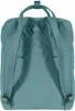 The back view of a teal Fjällräven Kånken backpack. Náhled obrázku produktu