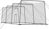 Cage de frappe de baseball, 12000 x 3680 x 3100 mm Cage de Voir les images du produit 1