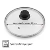 PRIMA DECO Glasdeckel Ø20 cm – Topfdeckel mit Produktbild-Vorschau 2