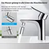 Wasserhahn Aufsatz Schwenkbar, 360° Drehbar Doppelfunktion Produktbild-Vorschau 2