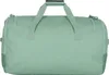 A green duffel bag is shown from the front. Produktbild-Vorschau