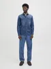 JACK & JONES Chemise unie à manches longues, col Kent, Voir les images du produit 2
