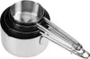 8er Set Edelstahl Messbecher&Löffel Set Zucker Kaffee Milch Produktbild-Vorschau 3