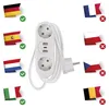Gniazdo wielogniazdowe EMOS z USB, 2-drożne gniazdo Podgląd zdjęcia produktu 3