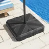 COSTWAY Gewichteter Schirmständer mit Wasser Sand Produktbild-Vorschau 3