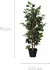 Künstliche Pflanze im Topf, 95 cm Produktbild-Vorschau 2