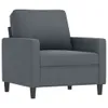 vidaXL Sessel Dunkelgrau 60 cm Samt Produktbild-Vorschau 1