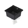 A black sink with plumbing attached, shown from a slightly elevated diagonal angle against a white background. Anteprima dell’immagine prodotto