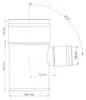 POLOPLAST Eckdoppelabzweig, POLO-KAL XS, 110/50/50mm, Produktbild-Vorschau 3