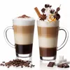 PLATINUX Latte Macchiato Gläser mit Griff aus Glas Set Produktbild-Vorschau 3