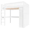 OKWISH Lit Mezzanine Double 140x200 cm - Lit en Bois avec Voir les images du produit 6