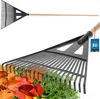 KOTARBAU® Hrábě na listí z plastu, 43 cm, s rukojetí, Náhled obrázku produktu 1