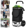 Clanmacy 3in1 Einkaufstrolley mit Rädern 40L bis 40 kg Produktbild-Vorschau 1