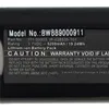 A close-up view of a black battery pack with white text labels. Produktbild-Vorschau