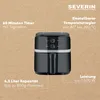 Severin Heißluftfritteuse, 5L, Heißluft Fryer gesundes Produktbild-Vorschau 4