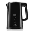 A black electric kettle with a digital display. Podgląd zdjęcia produktu