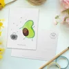 Mr. & Mrs. Panda Postkarte Avocado Tanzen - Weiß - Produktbild-Vorschau 3