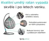 Weißer Hängesessel KOKON ohne Gestell, weiß-graues Kissen Produktbild-Vorschau 10