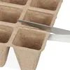 Set da 200 vasetti per semina Relaxdays, con etichette Anteprima dell’immagine prodotto 7
