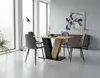 5tlg. ESSGRUPPE Mulde, 1 Tisch Holzoptik+Schwarz - Produktbild-Vorschau 12
