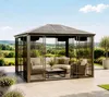 Sojag Castel 1214 Metall Pavillon mit Seitenteilen 4x4 m Produktbild-Vorschau 2