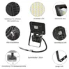 Spectrum LED Fluter Noctis Lux Schwarz IP44 10W 810lm Produktbild-Vorschau 3