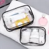 3-in-1 SET REISEKOSMETIKTASCHE TRANSPARENT MIT Produktbild-Vorschau 4