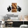 Wallity, Natural Habitat, Wanddeko, Nussbaum, Metall, 57 x Produktbild-Vorschau 2