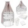 Waldin Babybett OWAL Kinderbett 7in1 mit Matratze, Produktbild-Vorschau 1