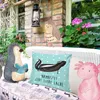 Mr. & Mrs. Panda Kissen 40x40 Stinktier Yoga - Türkis Produktbild-Vorschau 2