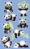 AVERY Zweckform ZDesign KIDS Glossy-Sticker "Panda" 8 Produktbild-Vorschau 2