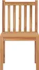 vidaXL Gartenstühle 8 Stk. mit Kissen Massivholz Teak Produktbild-Vorschau 3