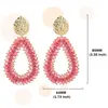 Damen Boho Ohrringe Hängend, Elegant Damen Schmuck, Weiß Produktbild-Vorschau 2