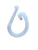 A white plastic hook for a curtain or blind. Anteprima dell’immagine prodotto