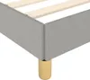 vidaXL Struttura letto senza materasso grigio chiaro Anteprima dell’immagine prodotto 6
