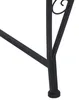 vidaXL Baumbank 4-Sitzanzahl 160 x 80 x 89 cm Stahl Schwarz Produktbild-Vorschau 3