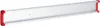 A silver rail with red end caps against a white background. Anteprima dell’immagine prodotto