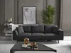 Viersitzer Sofa 4 Sitzer Sofas Modern Grau Design Stoff Produktbild-Vorschau 4