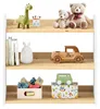 Kinderregal YASMIN 3 Ablagen natur/weiß - Montessori Regal Produktbild-Vorschau 3